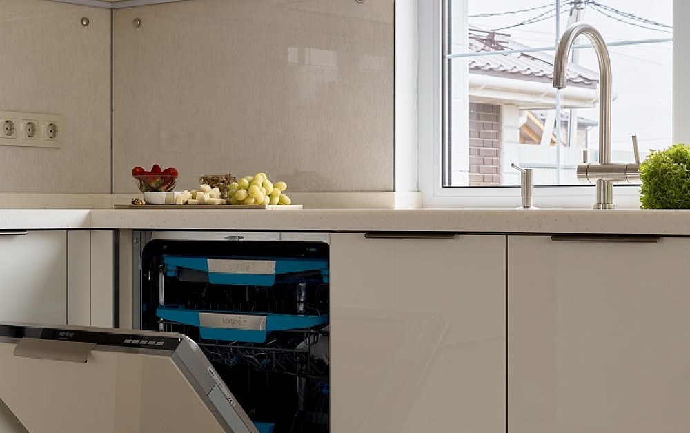 Глянцевая кухня для телеведущей Тутты Ларсен