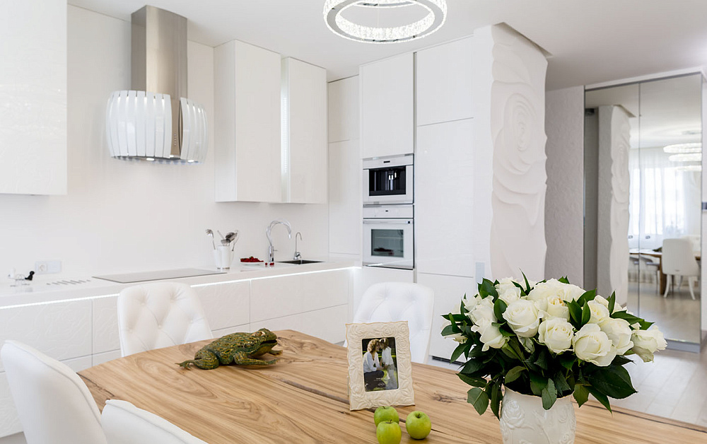 Кухня Фаворит 3 с фрезеровкой Роза