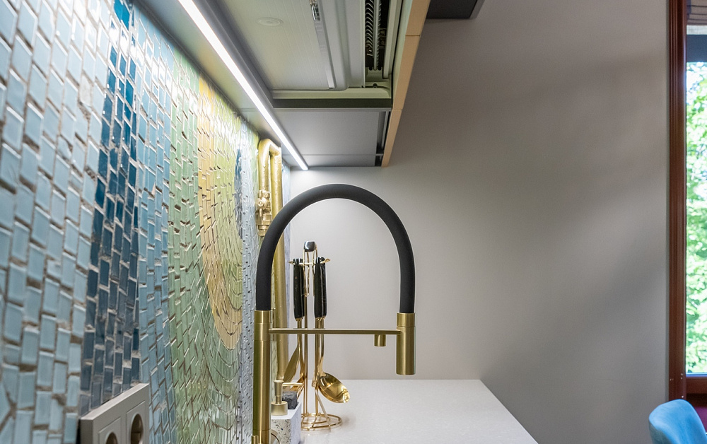 Кухня с мозаикой для ТВ-проекта «Квартирный Вопрос»