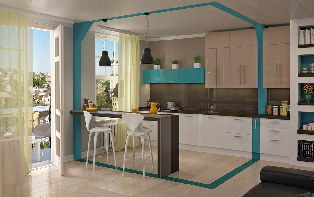 Кухня Эмма глянцевая