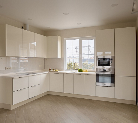 Глянцевая кухня для телеведущей Тутты Ларсен