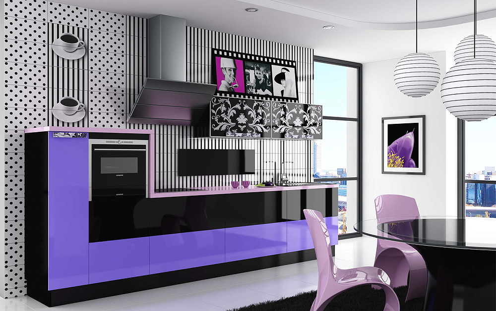 Кухня Фаворит 3 высокий глянец