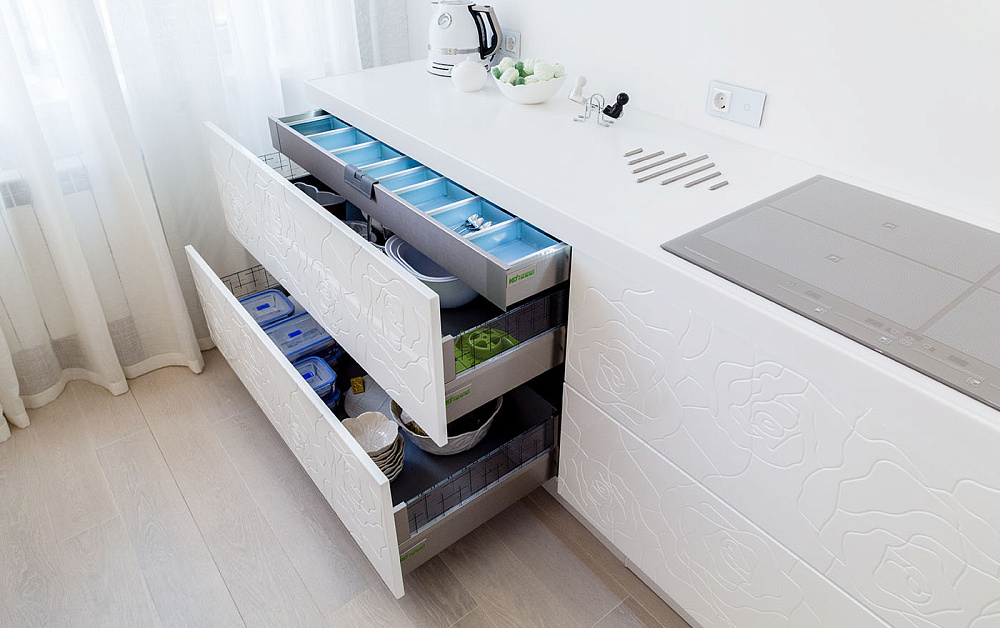 Кухня Фаворит 3 с фрезеровкой Роза