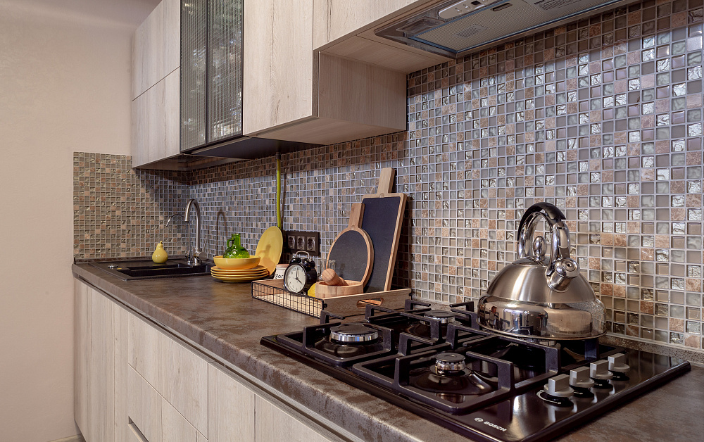 Кухня Стоун Вуд Space Line