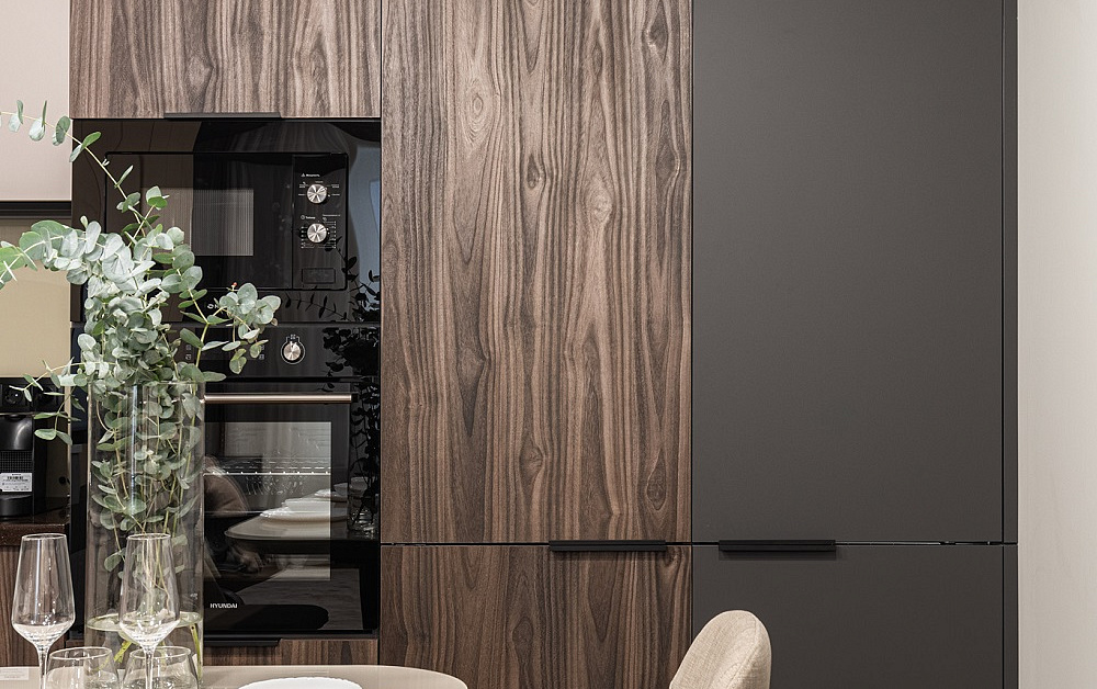 Древесно-песчаная кухня для ТВ-проекта «Квартирный Вопрос» 