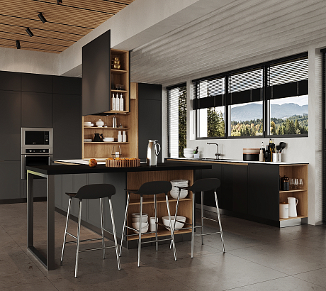 Кухня Рикарда Графит