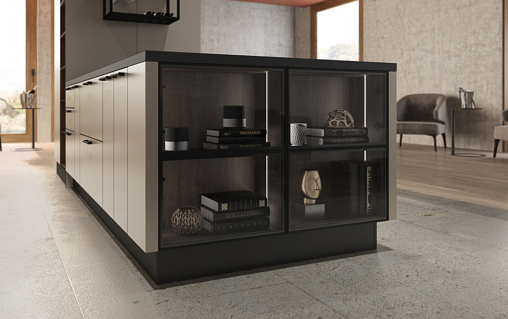 Кухня Ханна Блэк минимализм