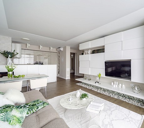 Гостиная Кристально-белый лёд