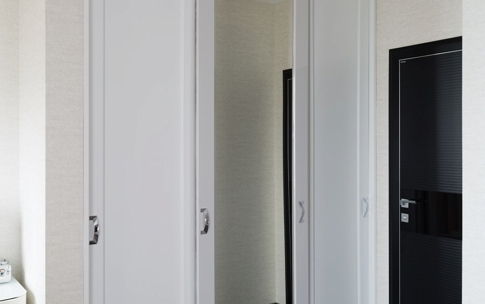 Игра контрастов в спальне и гостиной