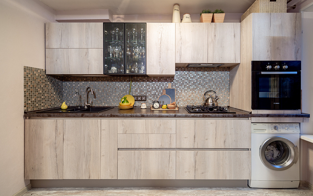 Кухня Стоун Вуд Space Line