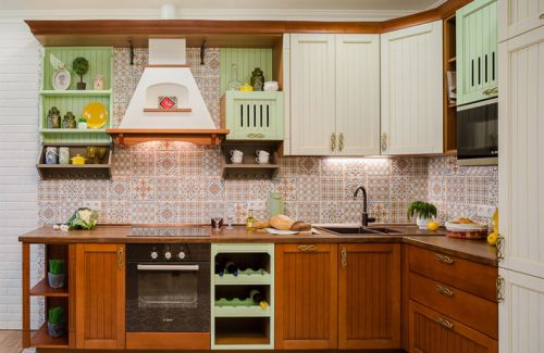 Узкие угловые кухни