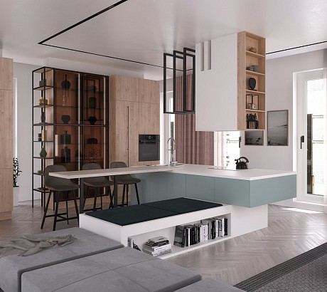 Кухня Стоун Колор