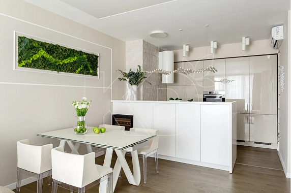 проект П-образной кухни