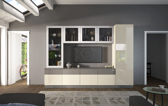 Современная мебель для гостиной со шкафом