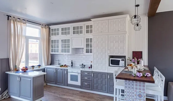 Серая кухня в Санкт-Петербурге