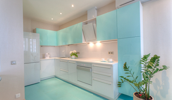 Синяя кухня в Казани