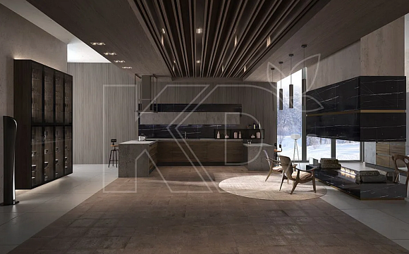 Угловая кухня Венге