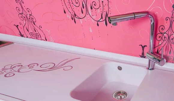 Фиолетовая кухня в Казани