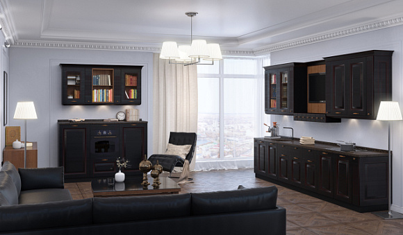 Большие кухни