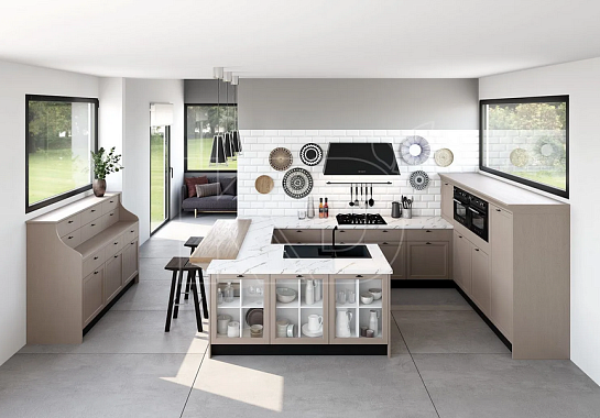 Интерьер кухни классика