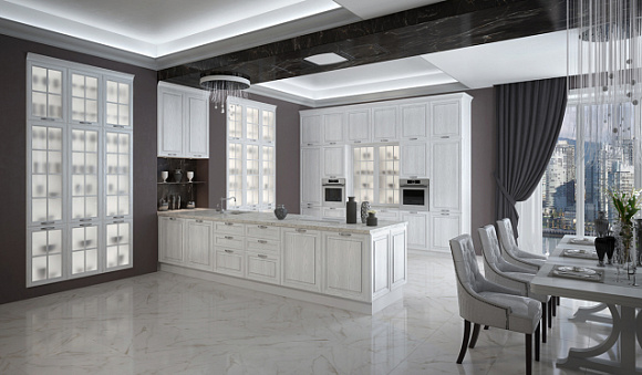 кухня для больших помещений