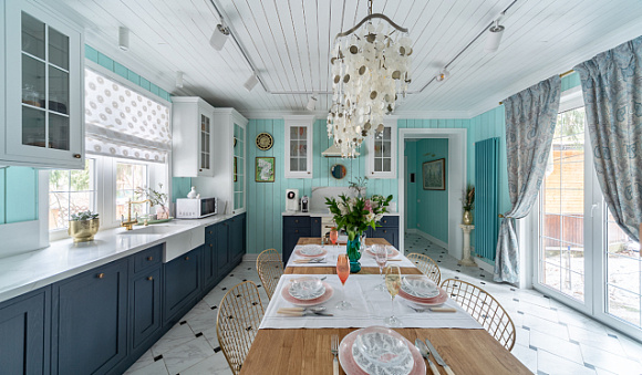 Синяя кухня в Наро-Фоминске