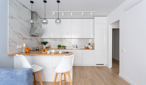 Кухни с вытяжкой