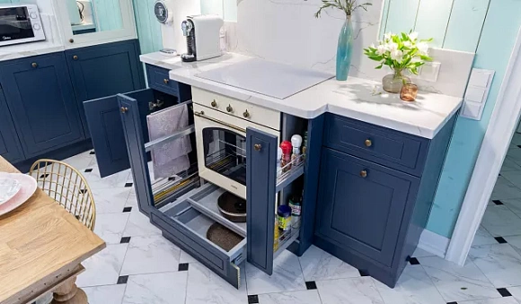 Синяя кухня в Наро-Фоминске