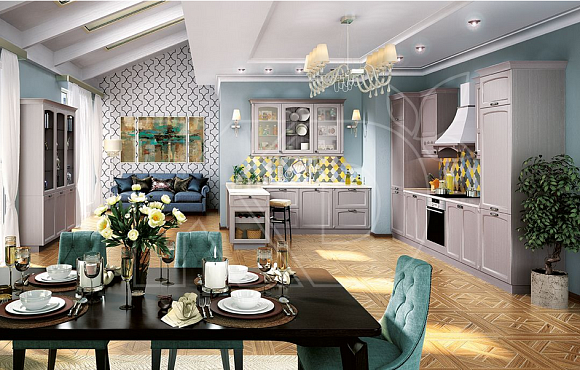 Элитные угловые кухни