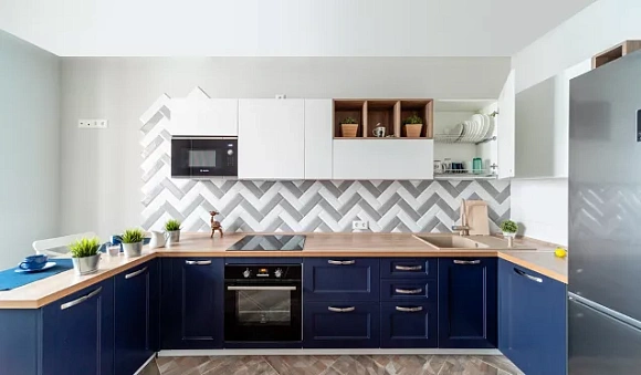 Синяя кухня в Казани