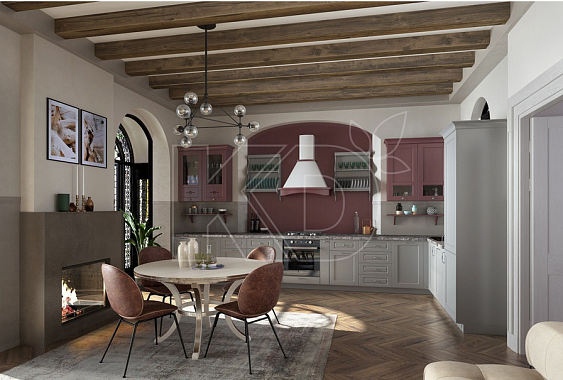 Деревянная кухня