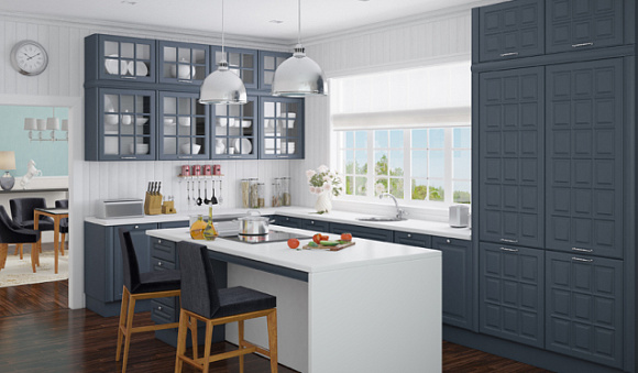 Синяя кухня в Тольятти