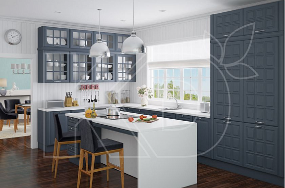 Дизайн классических угловых кухонь