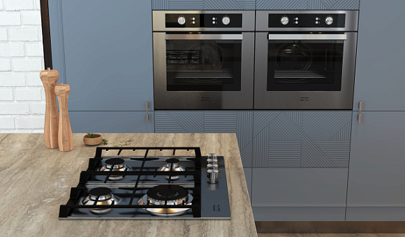 Синяя кухня в Твери