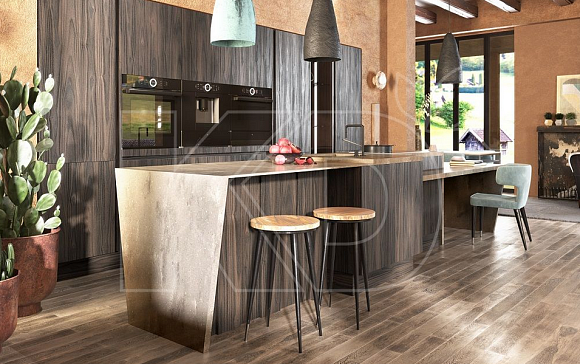 Деревянная кухня