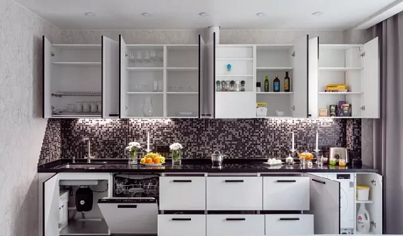 Глянцевая кухня в Ростове-на-Дону