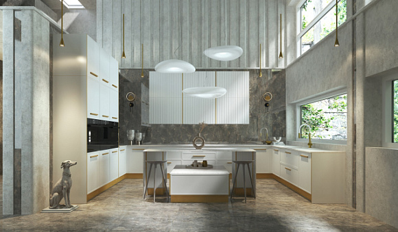 Белая кухня в Кирове