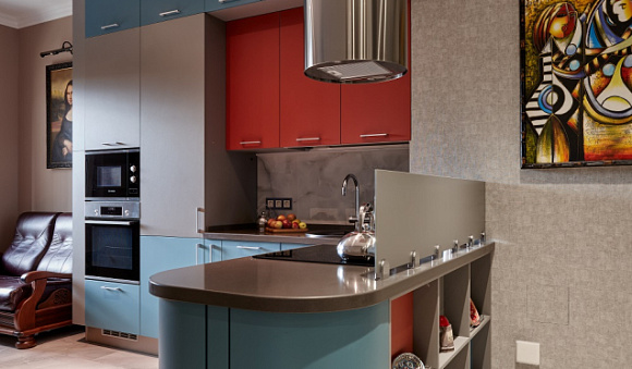 Кухни до потолка – современные модные тенденции