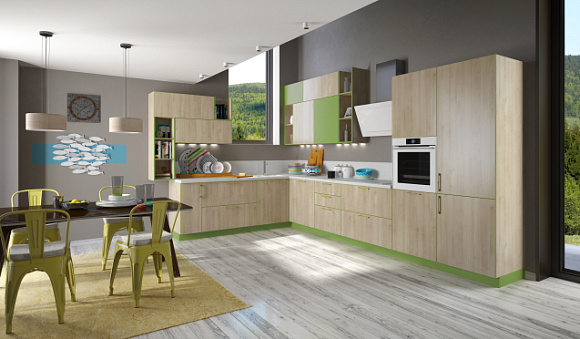 Коричневая кухня в Анапе