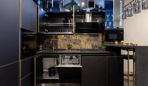 Черная кухня в Новосибирске