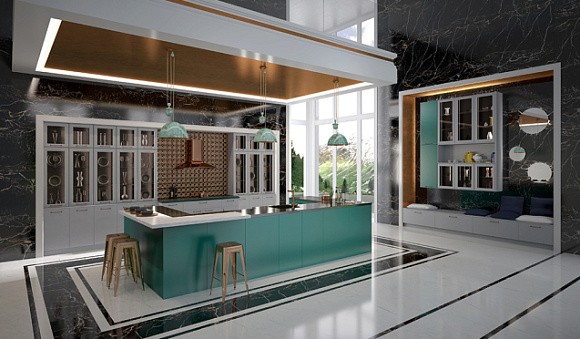 Темная кухня в Ростове-на-Дону