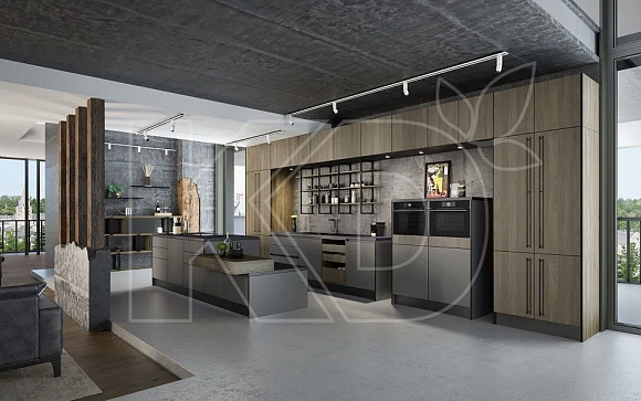 Современный дизайн кухни модерн