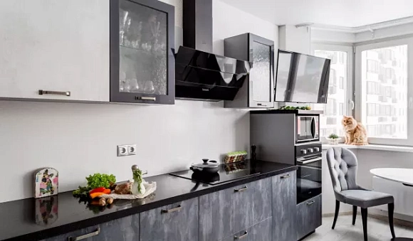 Серая кухня в Егорьевске