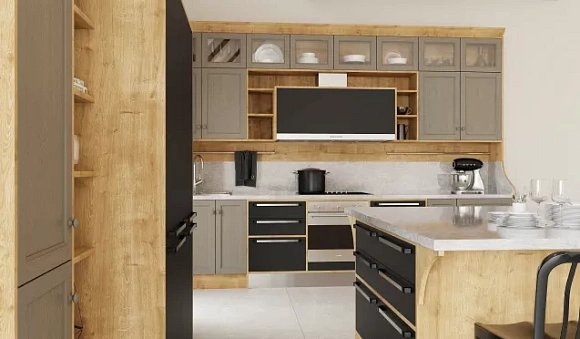 Серая кухня в Санкт-Петербурге