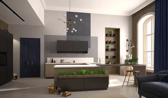 Темная кухня в Самаре