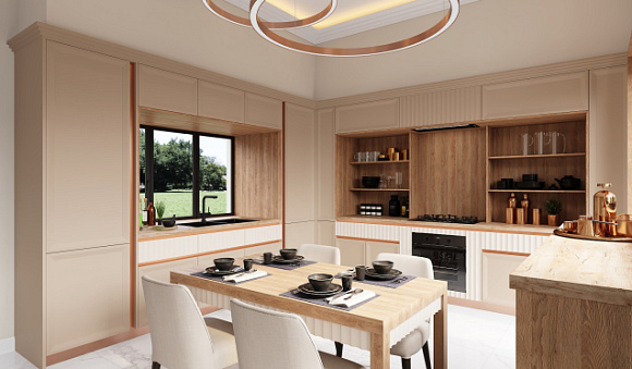 Светлая кухня в Арзамасе