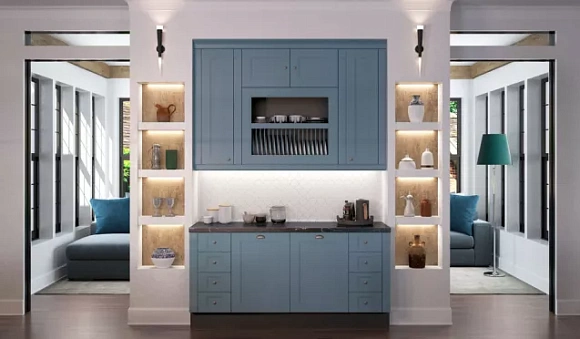 Синяя кухня в Наро-Фоминске