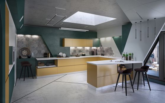 Кухня без ручек